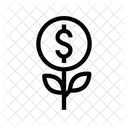 Dollar Growth  Icon