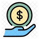 Dollar Hand  Icon
