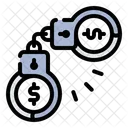 Dollar Handcuffs  Icon