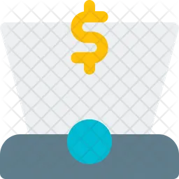 Dollar Hologram  Icon