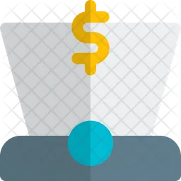 Dollar Hologram  Icon