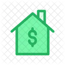 Home House Dollar Symbol Icon