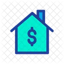 Home House Dollar Symbol Icon