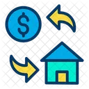 Dollar Home Cost  Icon