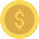 Dollar Coin Money Icon