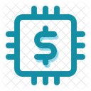 Dollar Digital Currency Technology Icon