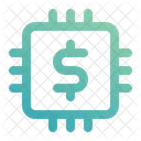 Dollar Digital Currency Technology Icon