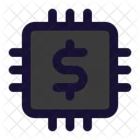 Dollar Digital Currency Technology Icon