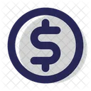 Dollar Money Coin Icon