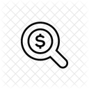 Dollar Inspect Search Icon