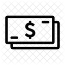 Dollars Money Online Shop Icon