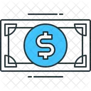 Dollar Banknotefiat Money Dolor Icon