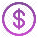 Dollar Money Coin Icon