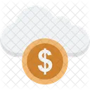 Dollar In Cloud Online Business Online Money Icon