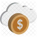 Dollar In Cloud Online Business Online Money Icon