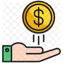 Dollar Hand Payment Icon