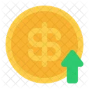 Dollar increase  Icon