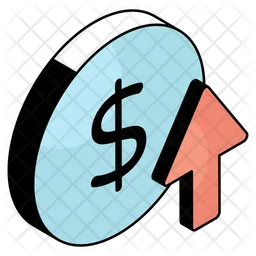 Dollar Increase  Icon