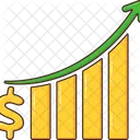 Dollar Increase  Icon