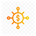 Investment Distribution Currency Icon