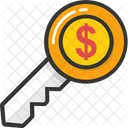 Dollar Key Icon