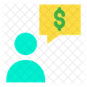 Dollar-Konversation  Symbol