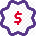 Dollar Label Icon