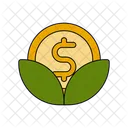 Dollar leaf  Icon