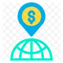 Dollar World Global Icon
