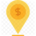 Dollar Location  Icon