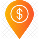 Dollar Location Atm Currency Icon