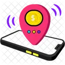 Dollar Location Location Money Icon