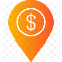 Dollar Location  Icon