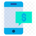 Mobile Chat Dollar Chat Icon