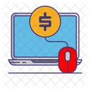 Dollar Machine Slot Machine Finance Icon