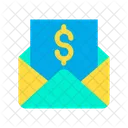 Dollar Message Mail Icon