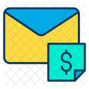 Dollar Message Salary Email Salary Slip Icon