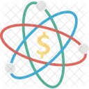 Dollar Molecule Finance Chemistry Financial Alchemy Icon