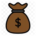 Dollar money bag  Icon