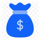 Dollar money bag  Icon