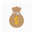 Dollar Money Bag  Icon