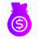 Dollar Money Bag  Icon
