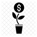 Dollar Money Plant  Icon
