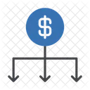 Dollar Network Sharing Icon