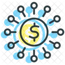 Dollar-Netzwerk  Symbol