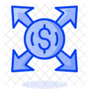 Dollar-Netzwerk  Symbol