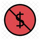 Dollar Block Banned Icon
