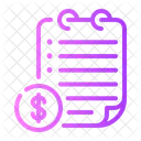 Dollar Note  Icon