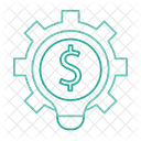 Dollar Setting Currency Icon