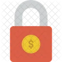 Dollar Padlock Financial Protection Financial Security Icon